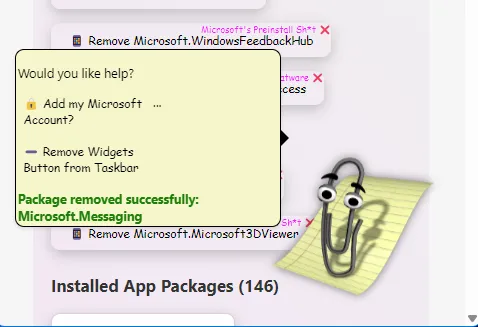 
Clippy возвращается: скрепка-ассистент доступен в Windows 11 через сторонние утилиты с открытым кодом 