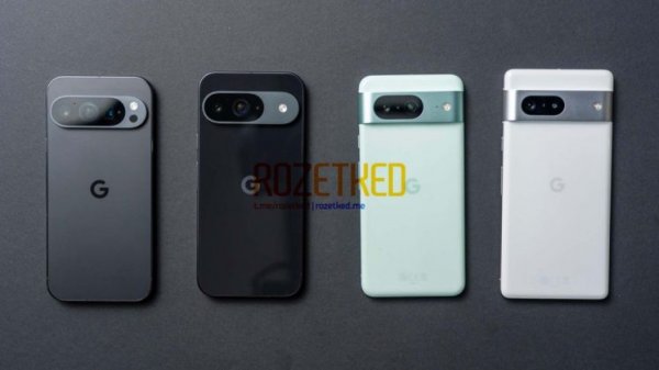 Усі три версії Google Pixel 9 показали на реальних фото