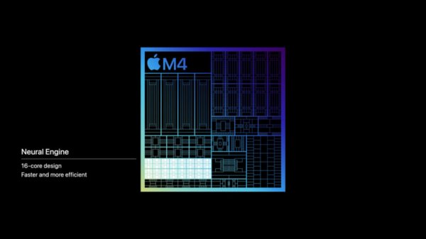 
Новый процессор Apple M4 в iPad Pro — в 2 раза быстрее M2, в 4 раза быстрее графика, производительность ИИ 38 TOPS 