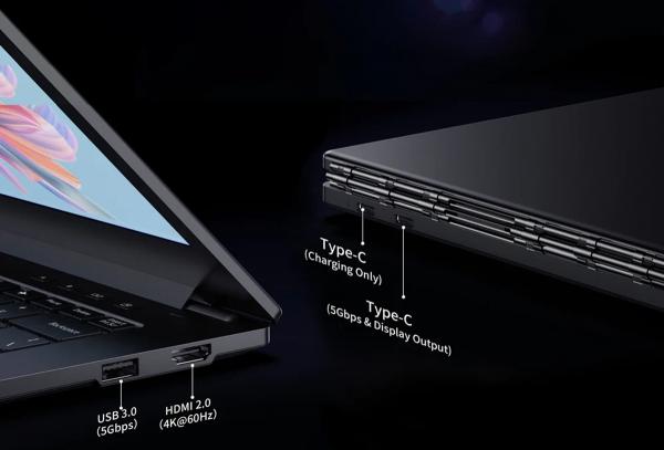 
Ноутбук Acemagic X1 со вторым экраном, открывающимся вбок на 360° — производитель назвал характеристики 