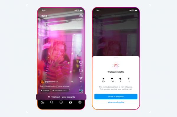 Instagram запускає «пробні Reels», які не бачитимуть підписники. Навіщо і як це працює
