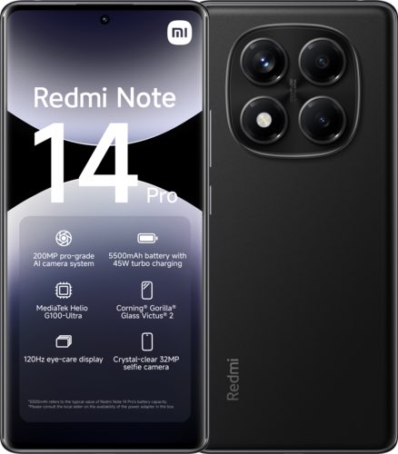 
			Глобальные Xiaomi Redmi Note 14 4G и 14 Pro 4G «засветились» в сети — MediaTek Helio G99 Ultra и цена €240			