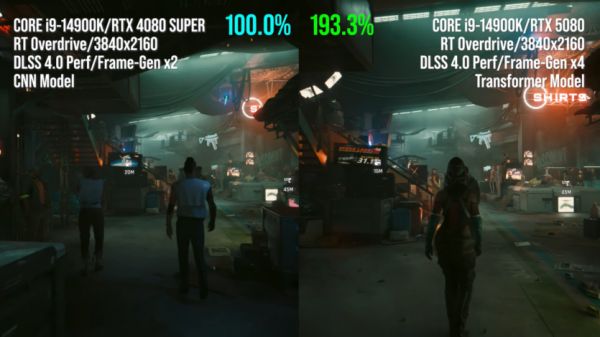 
			Первый тест производительности NVIDIA RTX 5080 с DLSS 4 в Cyberpunk 2077 от Digital Foundry — 913% прирост и лучшая картинка			