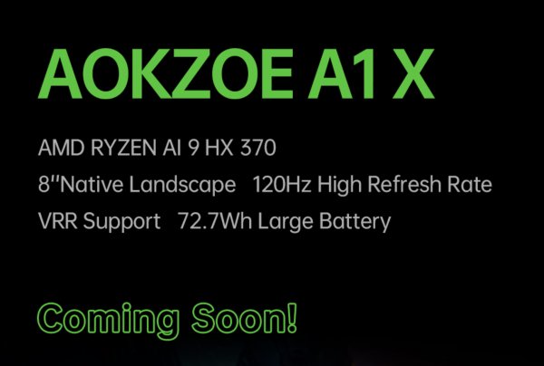 
			APU AMD Strix Point станут сердцем трех 8-дюймовых портативных игровых консолей AOKZOE			