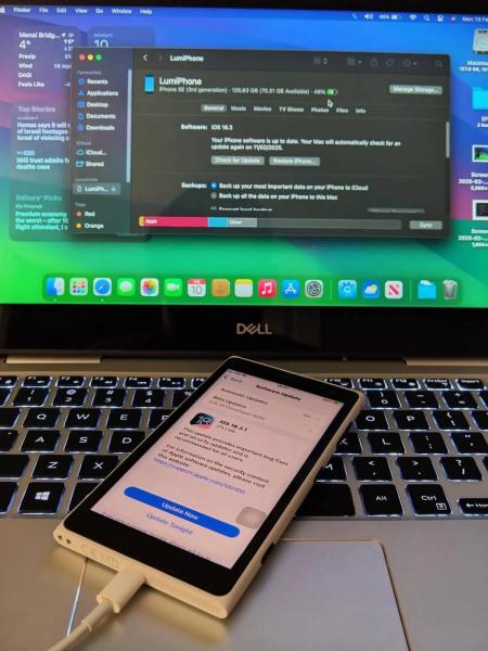 У мережі показали незвичайний телефон Nokia Lumia з "начинкою" від iPhone (фото)