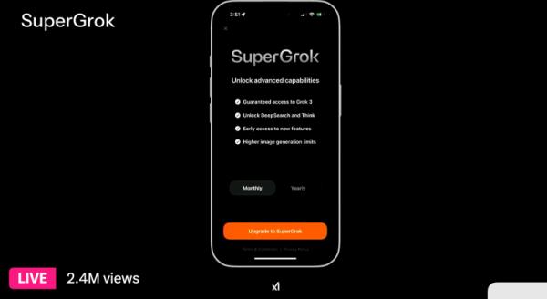 
			Илон Маск представил «думающие» модели Grok 3 и Grok 3 mini — конкурентов DeepSeek и OpenAI со «страшно умным» ИИ			