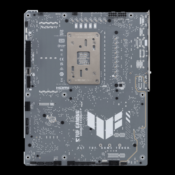 Asus представила TUF GAMING B850-BTF — первую материнскую плату со скрытыми соединениями, разъемом GPU на 600 Вт и новым фиксатором PCIe