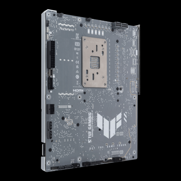Asus представила TUF GAMING B850-BTF — первую материнскую плату со скрытыми соединениями, разъемом GPU на 600 Вт и новым фиксатором PCIe