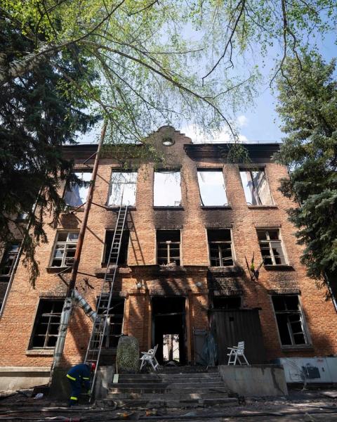 Росіяни знищили базу «Госпітальєрів» у Павлограді. Обійшлося без постраждалих