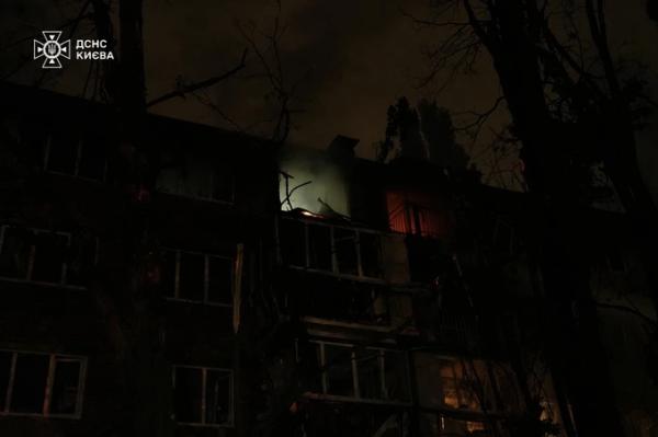 Масована ракетно-дронова атака на Київ: є постраждалі, без жертв 