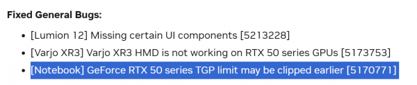 Ноутбуки с NVIDIA RTX 50 получили улучшение производительности и потребления в драйверах — результат заметен