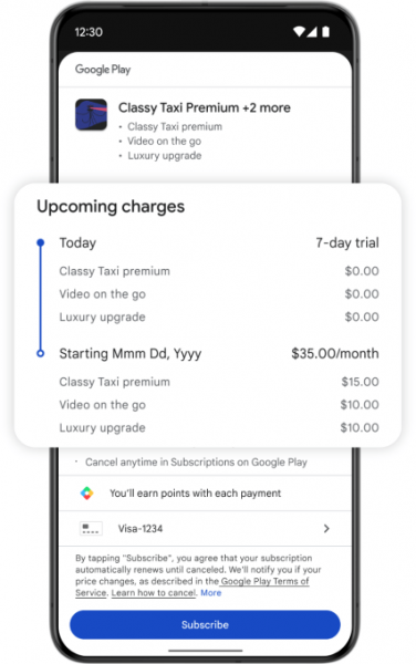 Google Play додає тематичні сторінки, аудіопопередній перегляд та нові інструменти підписки для розробників