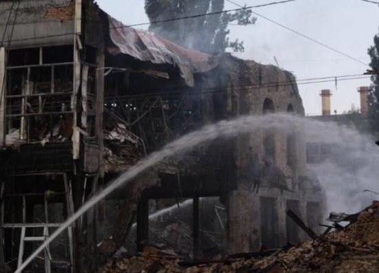 Росіяни пошкодили завод «Більшовик» під час атаки в ніч на 6 червня