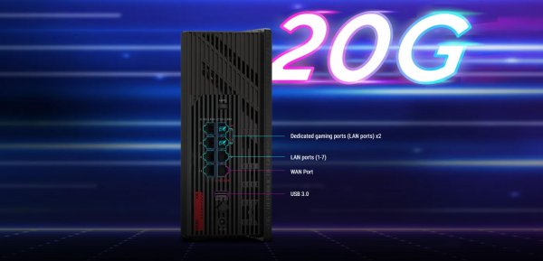 Asus представила ROG Strix GS-BE18000 — роутер Wi-Fi 7 с пропускной способностью до 18000 Мбит/с
