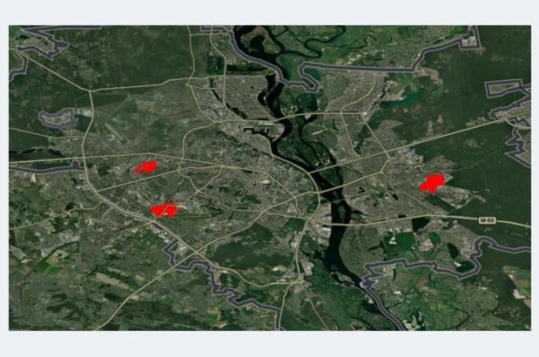 Через сильні пожежі в Києві значно погіршилась якість повітря