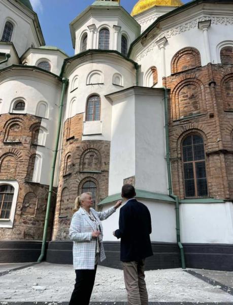Через російську атаку пошкоджений Софійський собор