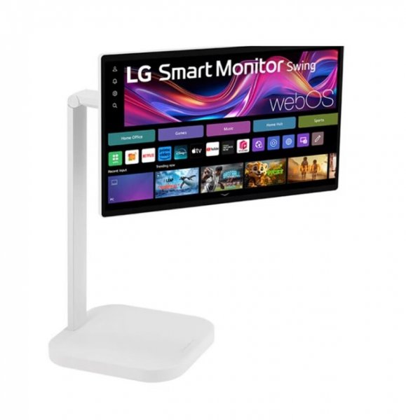 LG Smart Monitor Swing 32″ 4K — мониторы шагают по миру на ножке с колесами
