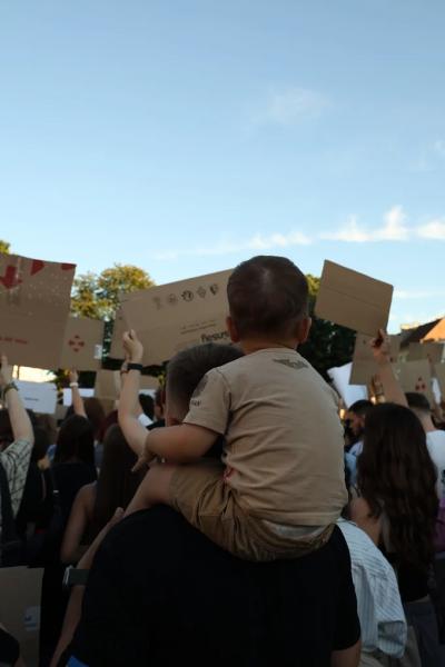 «Мовчання – зрада» : у Львові знову вийшли на протести проти законопроєкту щодо НАБУ і САП
