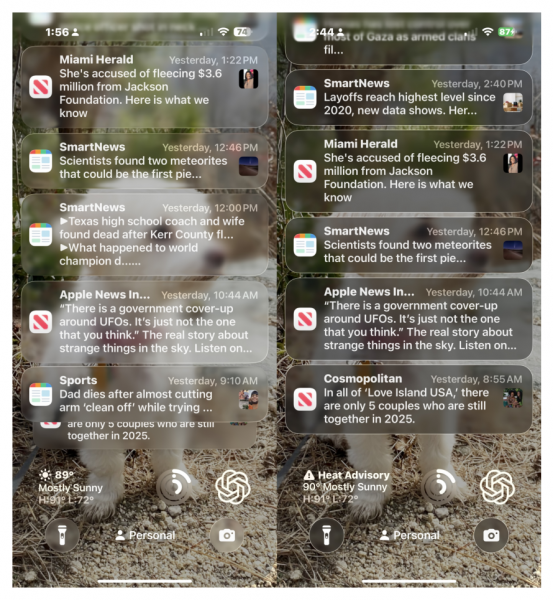 iOS 26 beta 3 повертає Liquid Glass