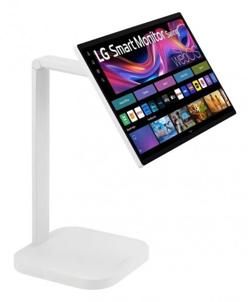LG Smart Monitor Swing 32″ 4K — мониторы шагают по миру на ножке с колесами