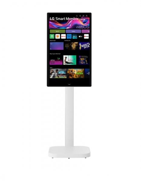LG Smart Monitor Swing 32″ 4K — мониторы шагают по миру на ножке с колесами