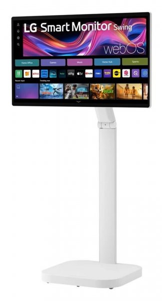 LG Smart Monitor Swing 32″ 4K — мониторы шагают по миру на ножке с колесами