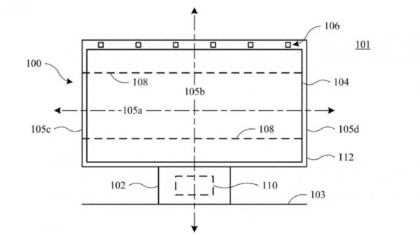 Новый патент Apple: "Согните монитор, вы неправильно на него смотрите"