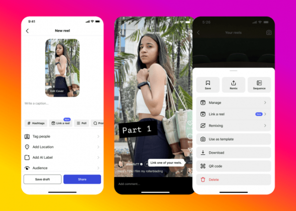 Instagram тепер дозволяє творцям поєднувати кілька роликів у серіалі
