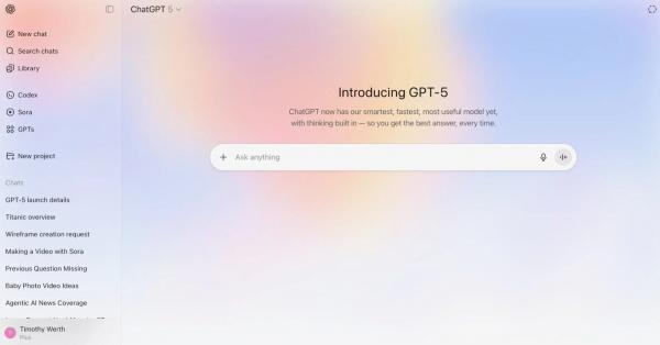 OpenAI раскрыла лимиты на GPT-5 в ChatGPT, для бесплатной версии — 10 запросов на 5 часов