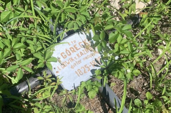 На Байковому кладовищі пошкодили могилу доктора медицини Людвіка Гурецького