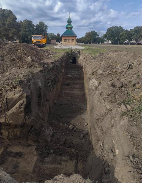 У Переяславі під час розкопок для облаштування парку знайшли людські рештки