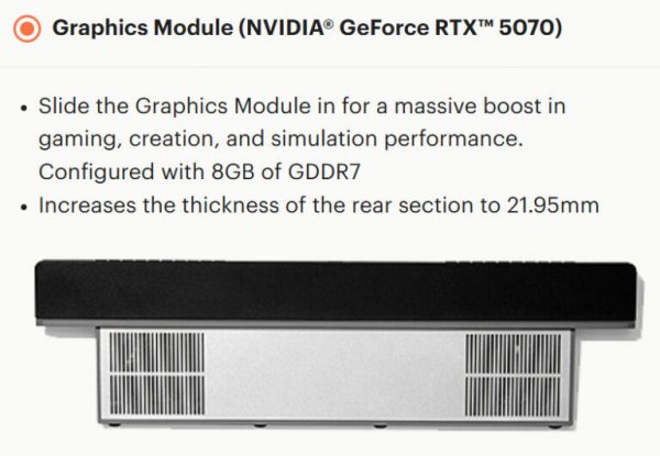 Модульный Framework Laptop 16 получил сменную NVIDIA RTX 5070