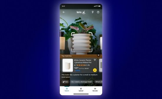 Amazon запускає Lens Live, інструмент для покупок на базі штучного інтелекту