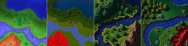 ИИ превращает ASCII RPG в графическую игру в реальном времени и в разных стилях
