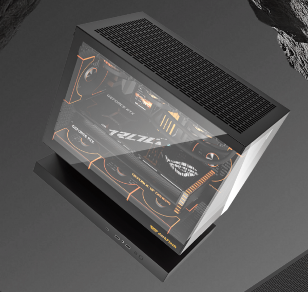 Аквариум для RTX 5090: корпус darkFlash Floatron F1 оптимизирован для доступа воздуха и размещения компонентов