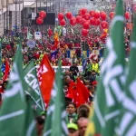 У вівторок, 14 жовтня, у Бельгії триває загальнонаціональний страйк проти урядового плану скорочення бюджетних витрат.