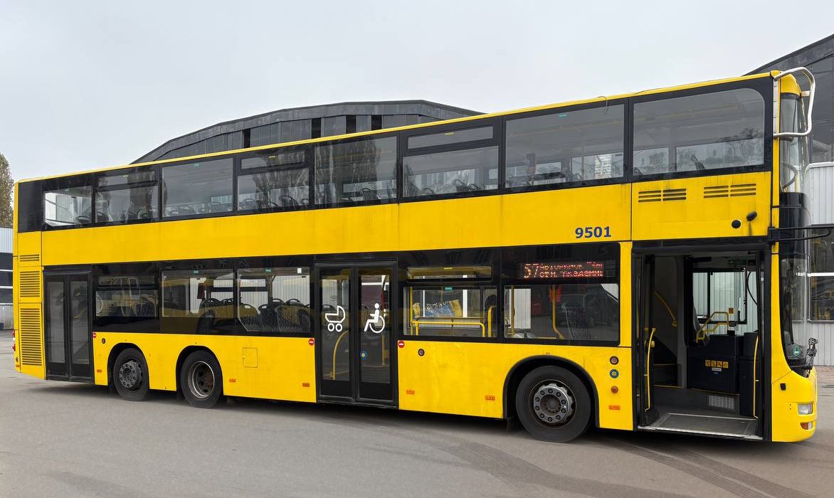 Київ запускає перший двоповерховий автобус MAN A39 Комунальне підприємство "Київпастранс" вперше в історії міста випробує двоповерховий міський автобус на маршруті загального користування