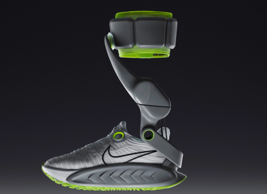 Nike представляє Project Amplify — кросівки, що додають силу кроку за допомогою екзоскелета Nike представила Project Amplify — першу у світі систему взуття з моторизованим підсиленням для бігу та ходьби