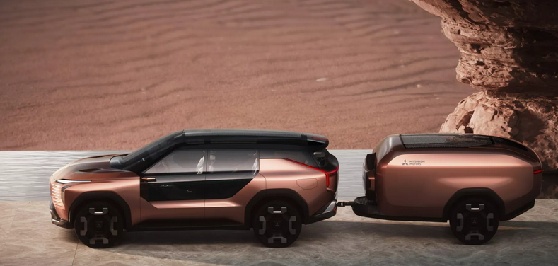 Mitsubishi Elevance — гібридний SUV із лаунж-інтер’єром і розкішним причепом для подорожей