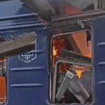 Сьогодні в обід російські окупанти атакували залізничний вокзал у Шостці ударними безпілотниками